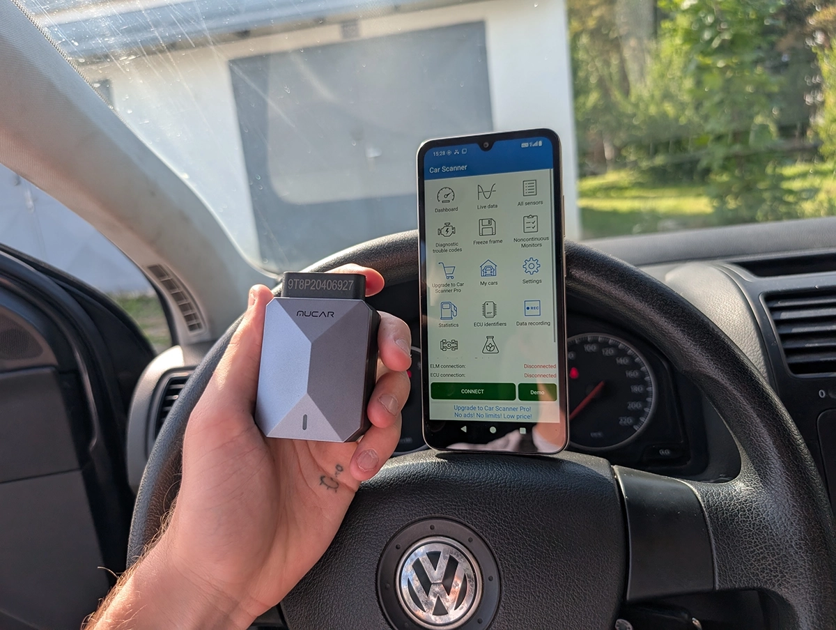 Works with Mucar BT200 max to combine full system + this app for extra features