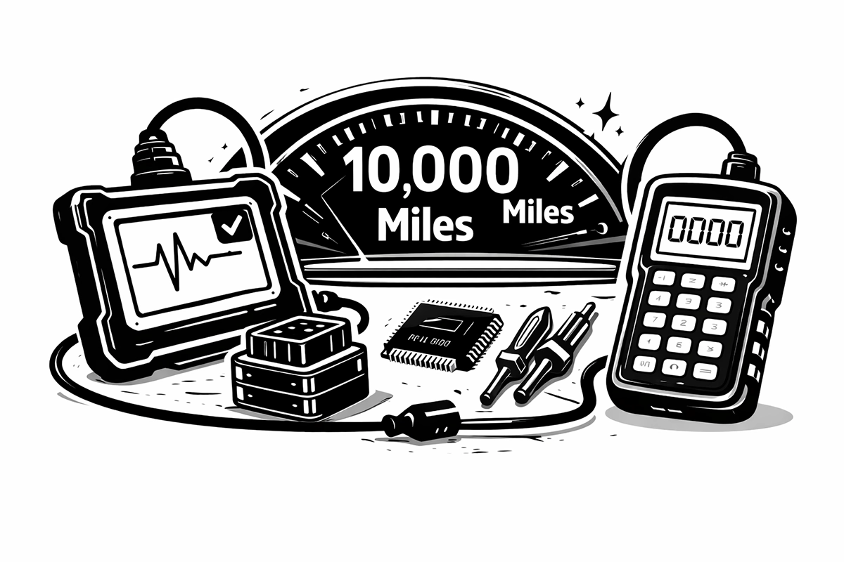 scanner for mileage correction
