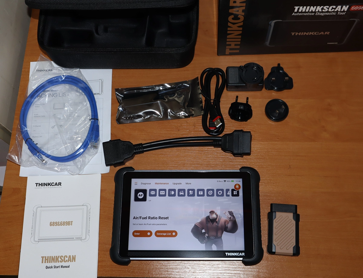 Unboxing of Thinkscan 689BT