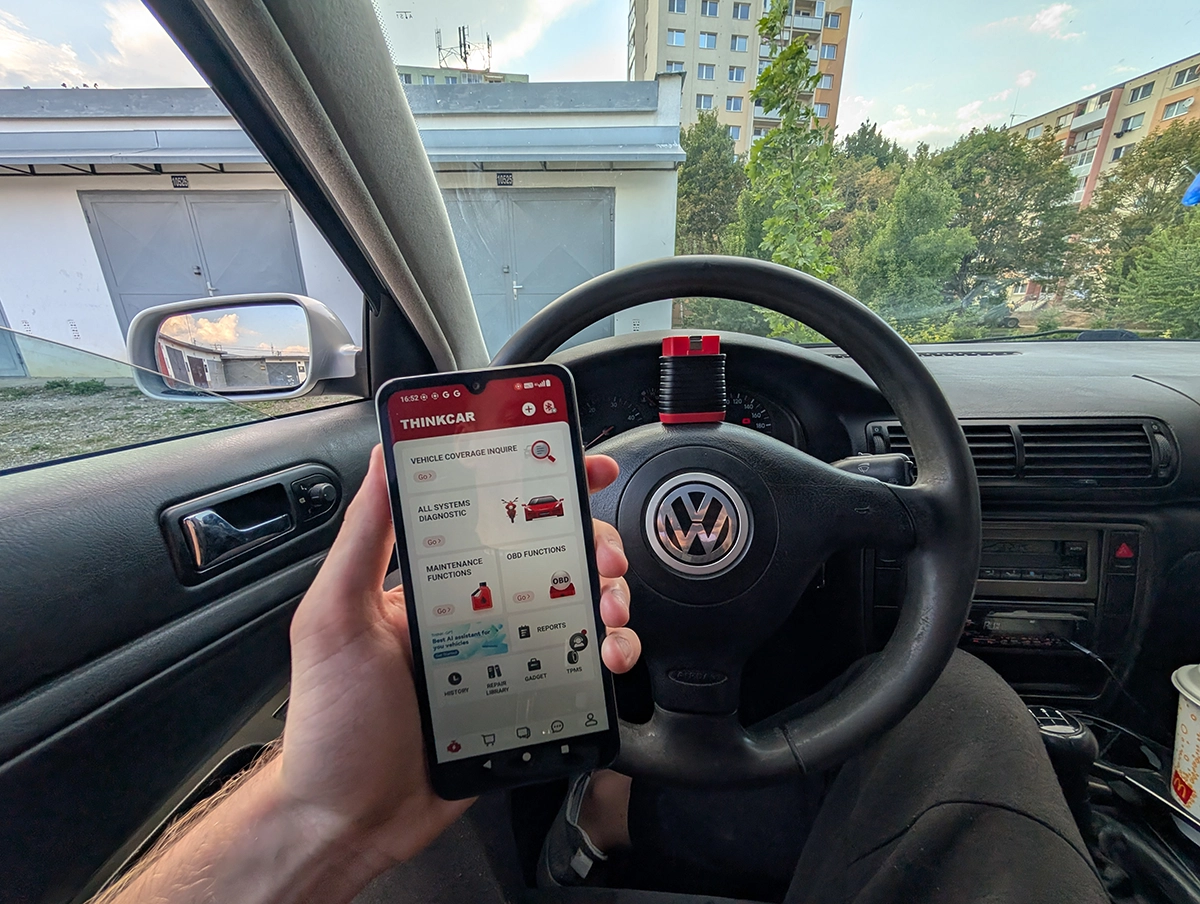 testing BD6 in old 1999 Passat