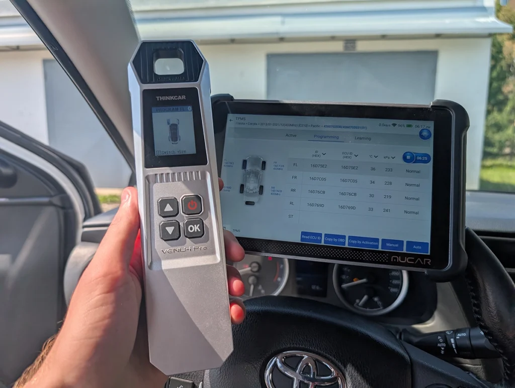 thinkcar venu tpms tool with scan tool ids