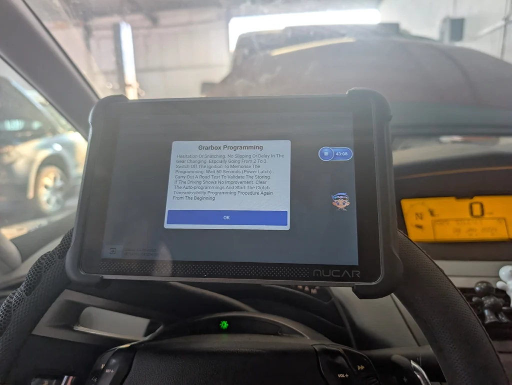 citroen x4 gearbox adaptation with mucar892bt