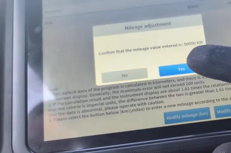 Chevrolet Malibu 2013 Odometer correction with OBD2 scanner