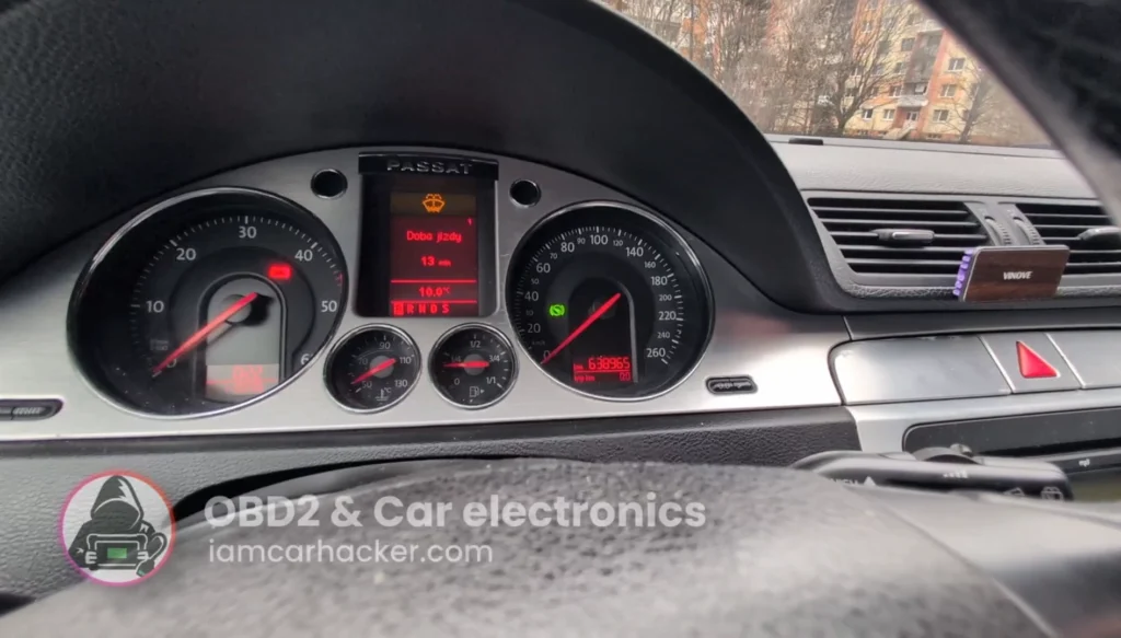 passat b6 mileage correction