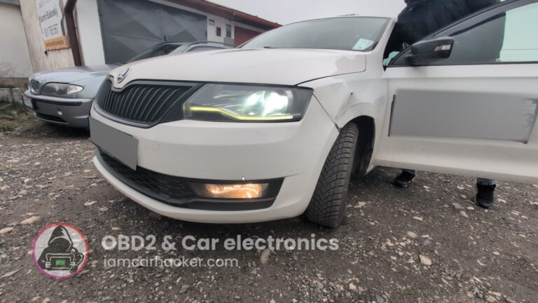 Activate Cornering Lights (Fog Lights) – Skoda Rapid 2019