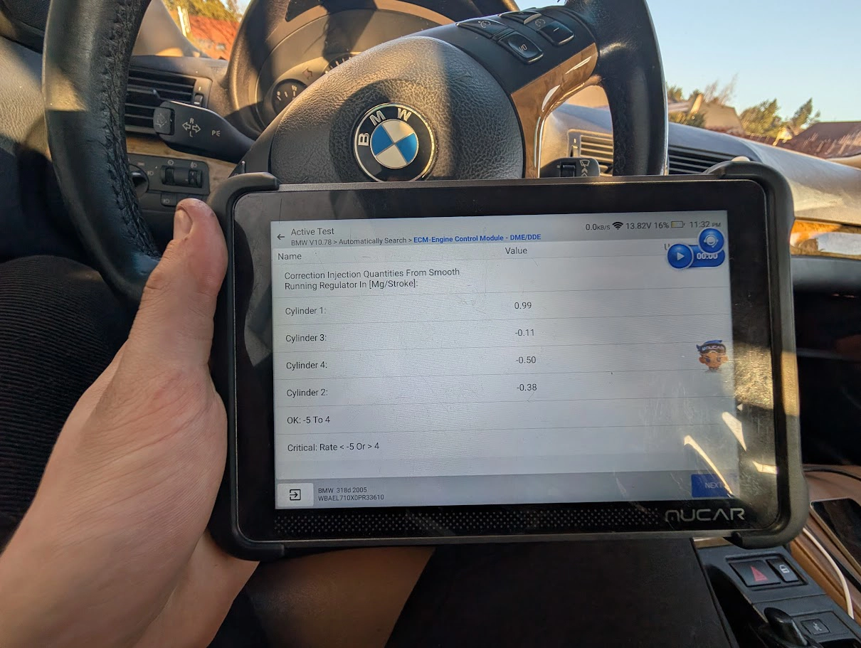 check fuel injectors with obd2 scanner