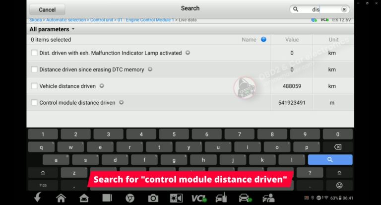 How to Check Real Mileage – Skoda Rapid 2019 (OBD2)