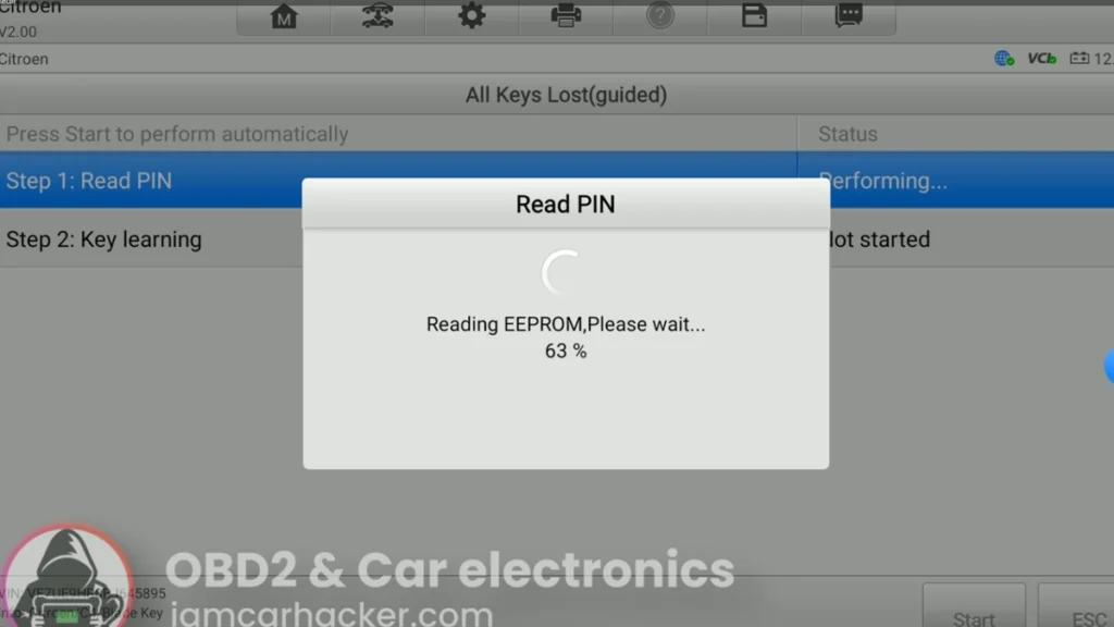 citroen c4 picasso key programming