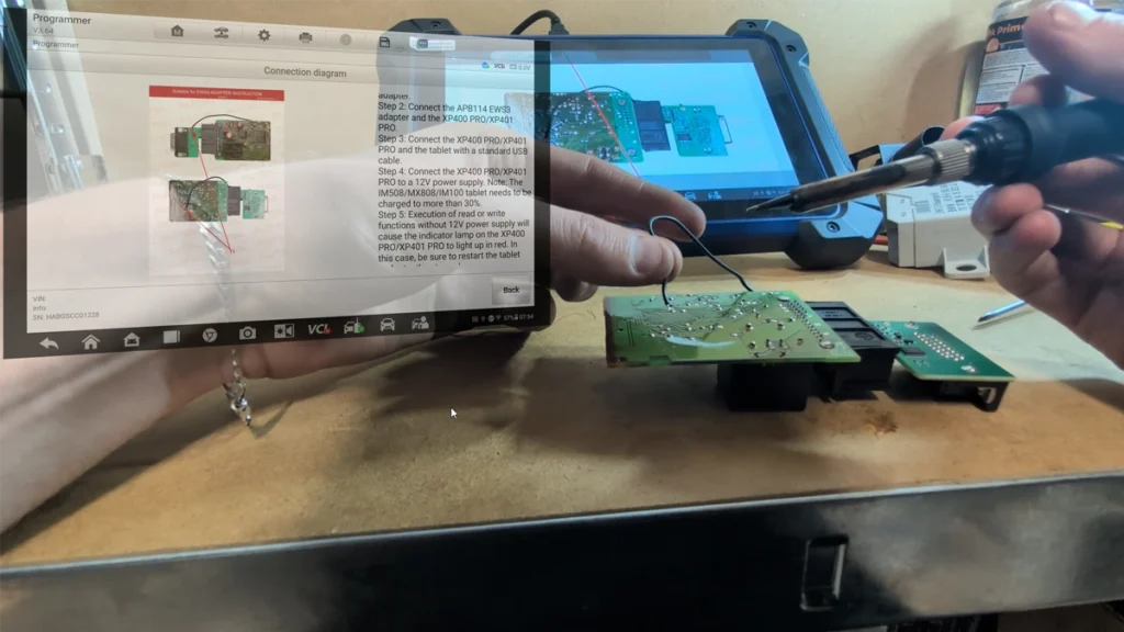 ews prepare for read with autel