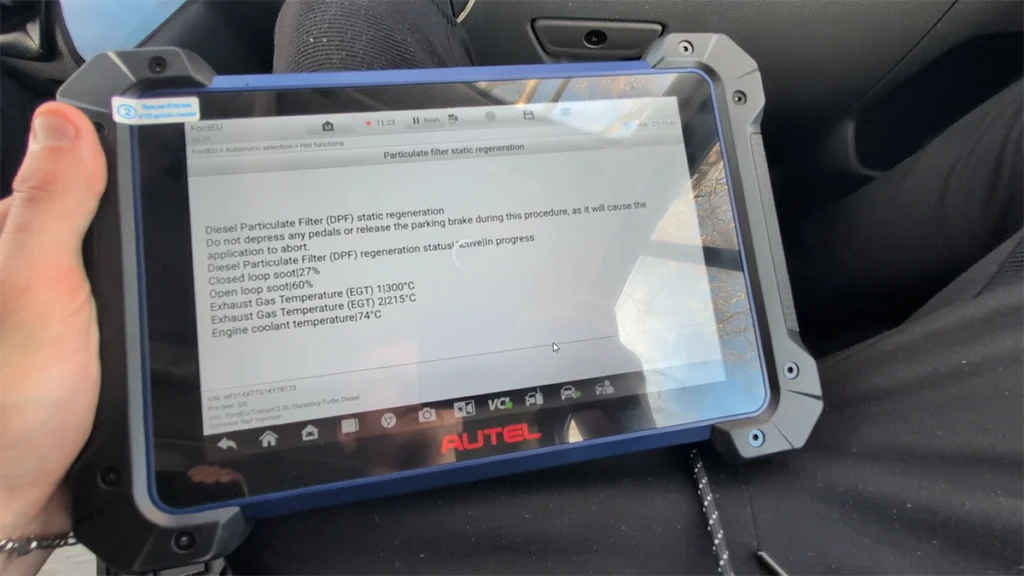 ford transit 2020 dpf regeneration