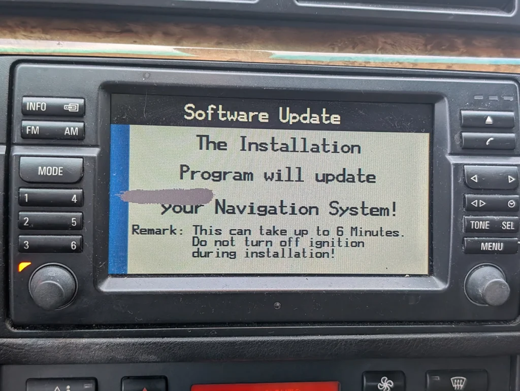 mk4 navi software will update