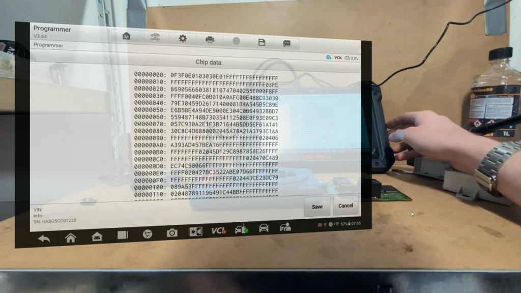 read eeprom from ews with autel