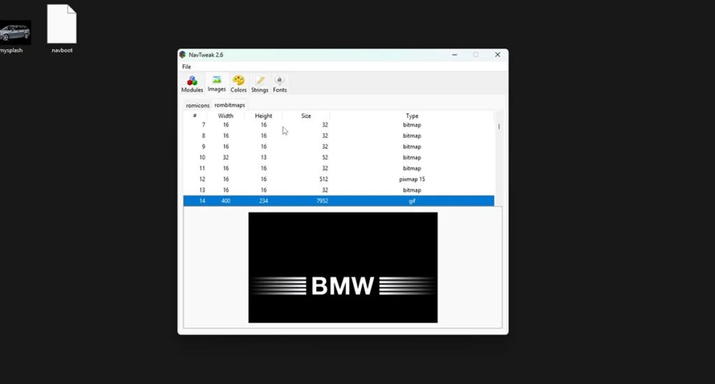 replace image file in navtweak