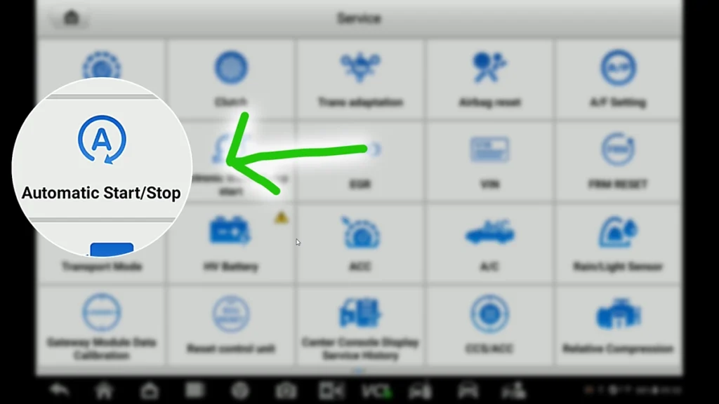 vw touran deactivate startstop