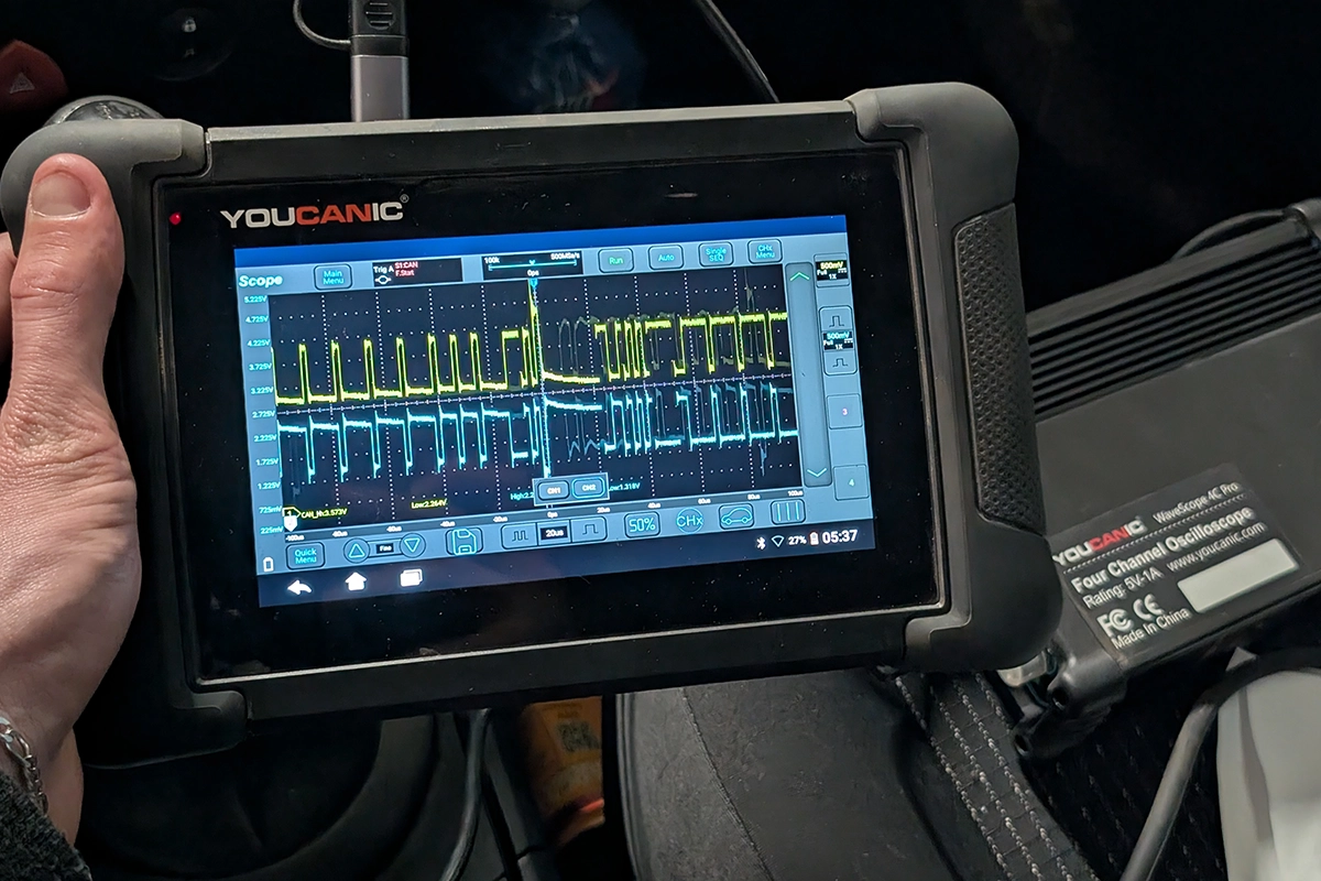 Best OBD2 Scanners Overall (Tested in Real Diagnostics) 73 I am testing youcanic oscilloscope