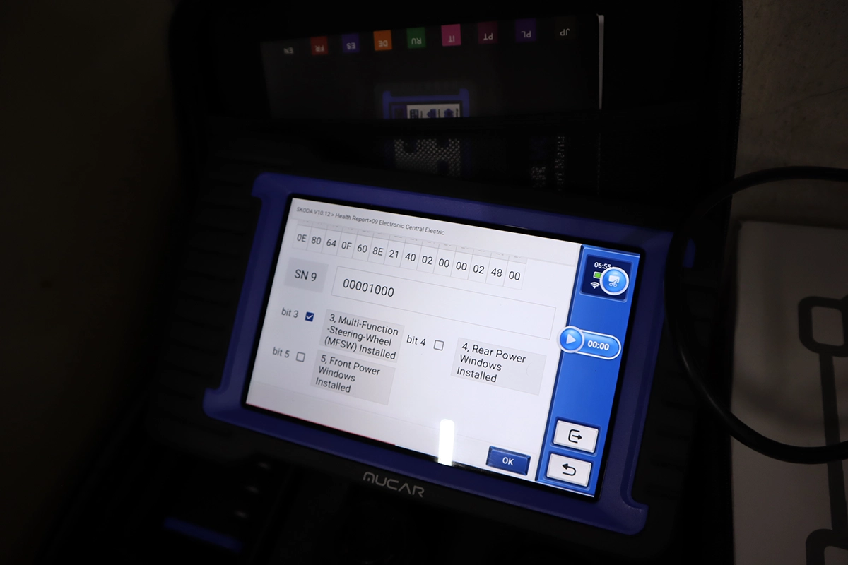 OEM coding for VAG car (Skoda)