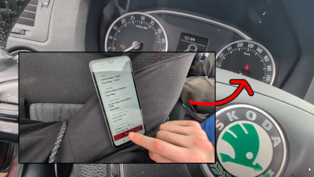octavia mk2 seatbelt warning chime disable
