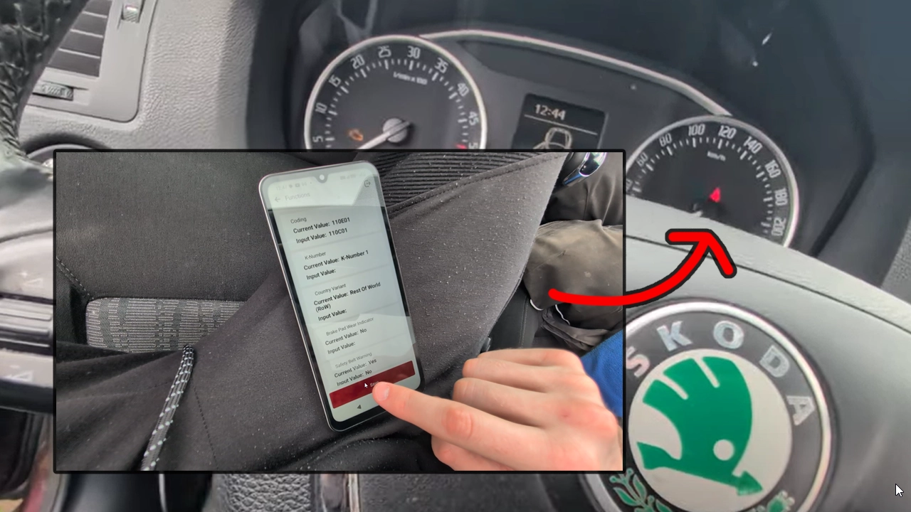 octavia mk2 seatbelt warning chime disable