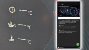 octavia mk4 transmission temperature in dashboard