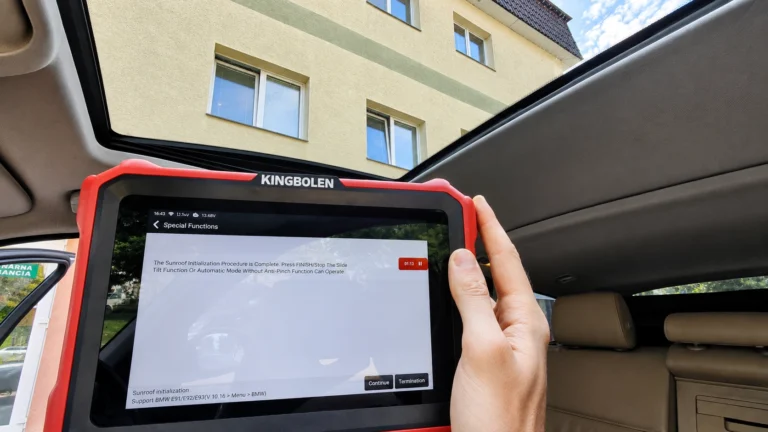 BMW E91 2008 Sunroof Not Responding: Sunroof Initialization Fix