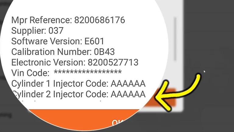 Renault Laguna II Phase 2: Program Injector Codes and VIN After ECU Programming (DF276 Fix)
